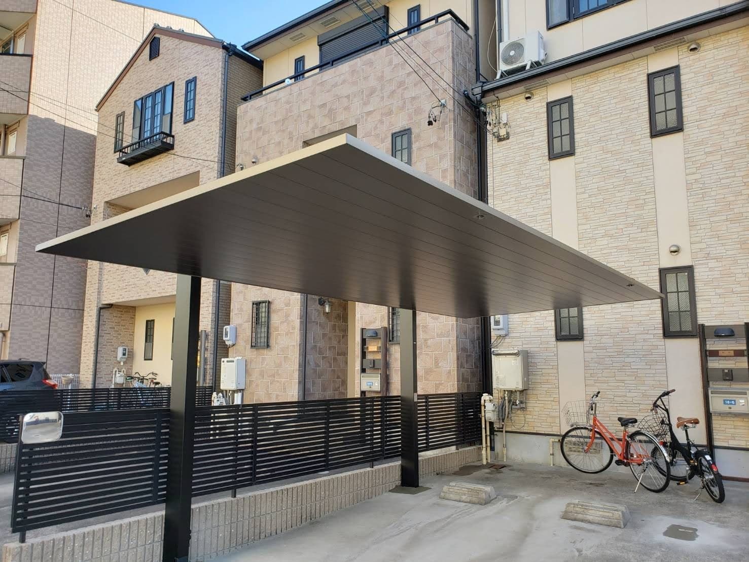 カーポート新設工事 | 名古屋市中川区のエクステリア工事ならイズ美