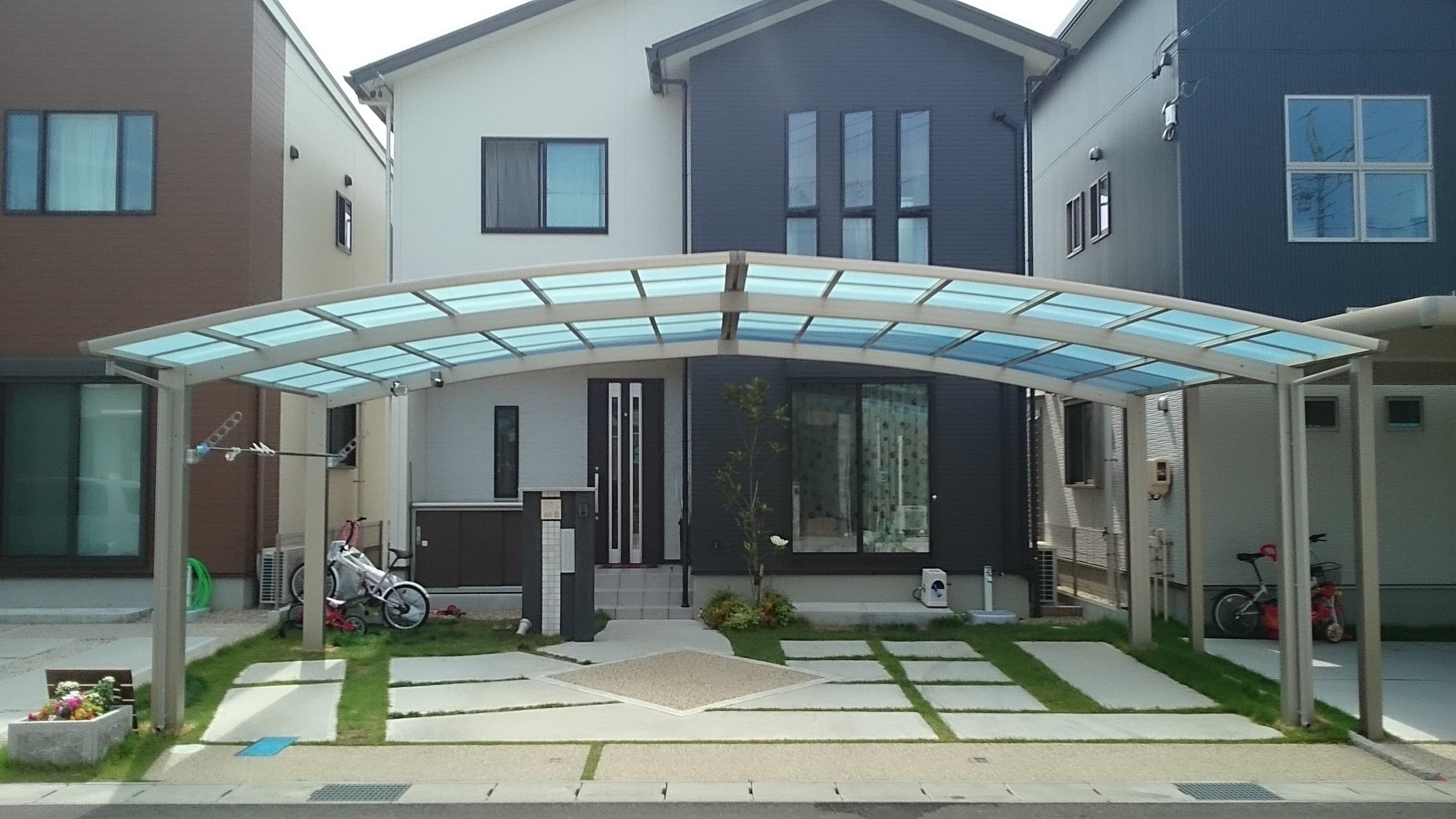 カーポート新設 名古屋市中川区 | 名古屋市中川区でエクステリア工事ならイズ美