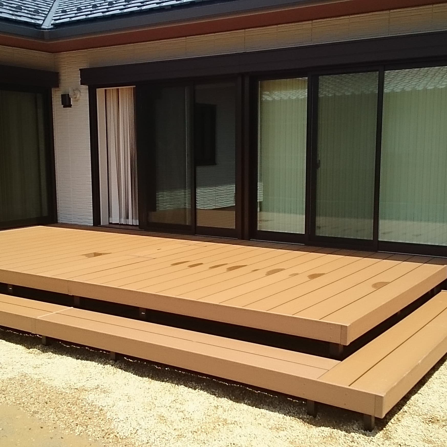 ウッドデッキ新設・修理 名古屋市中川区 | 名古屋市中川区でエクステリア工事ならイズ美