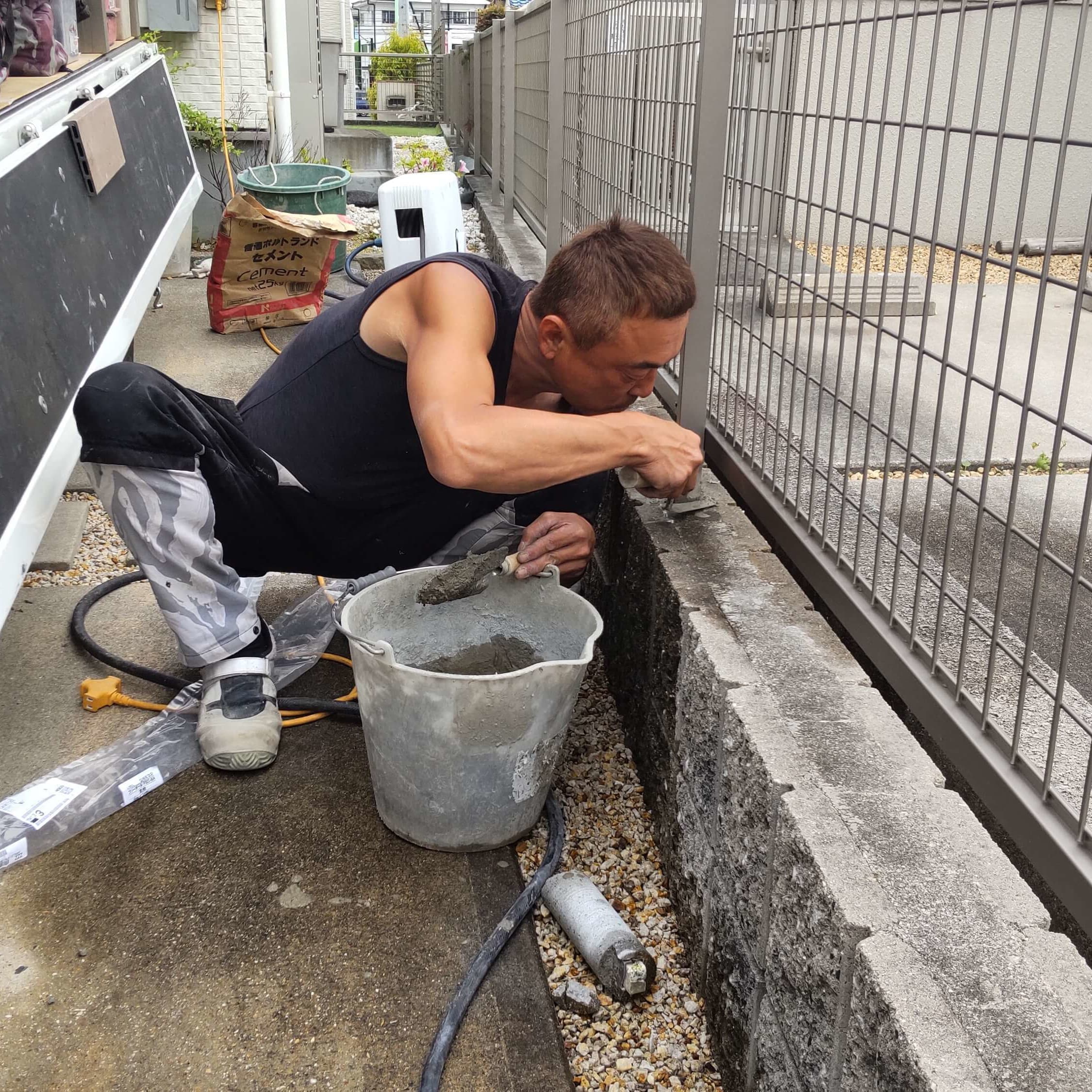 フェンス修理 名古屋市中川区 | 名古屋市中川区でエクステリア工事ならイズ美