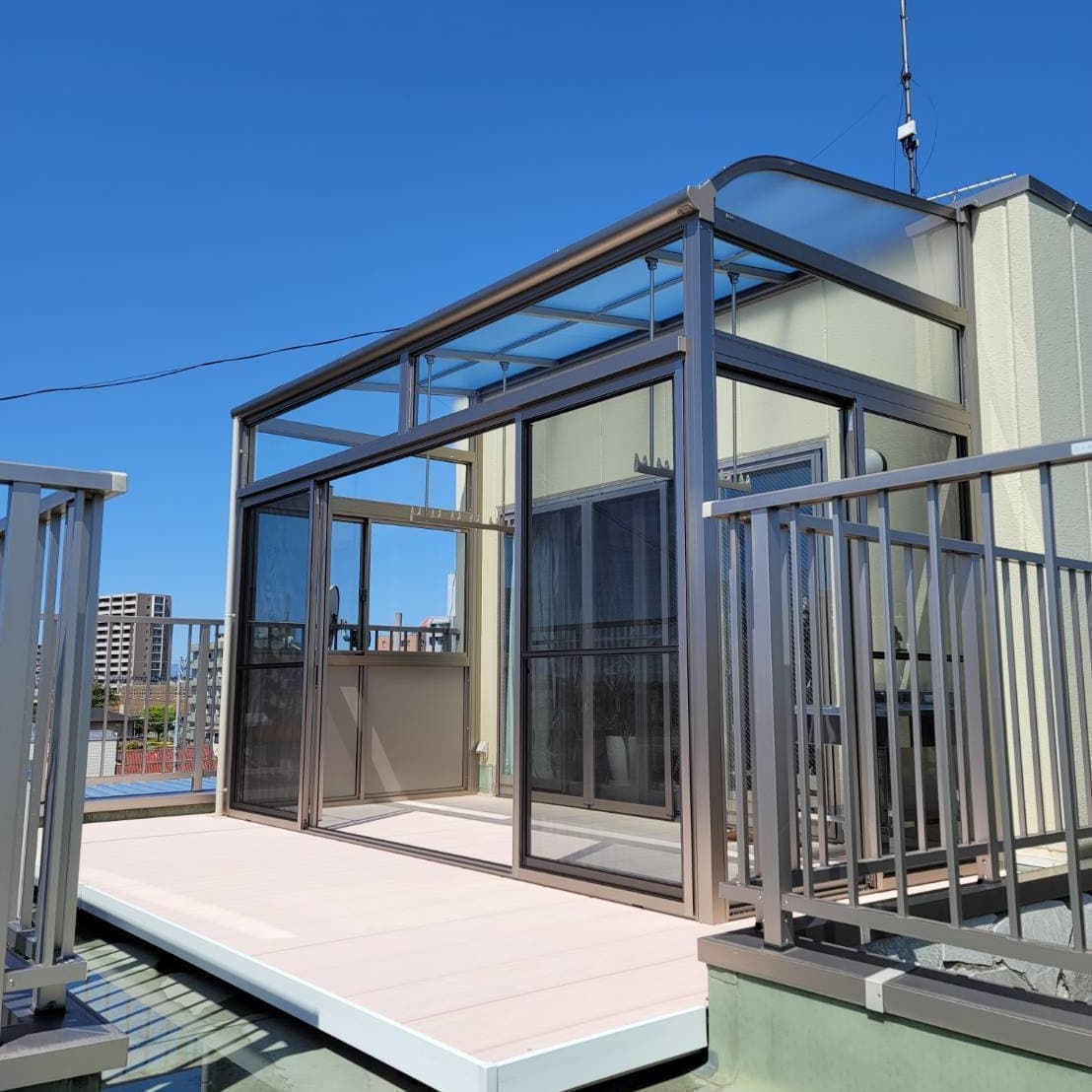 サンルーム新設・取替え 名古屋市中川区 | 名古屋市中川区でエクステリア工事ならイズ美