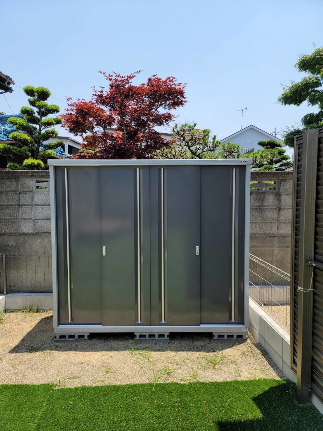 物置設置 | 名古屋市中川区のエクステリア工事ならイズ美