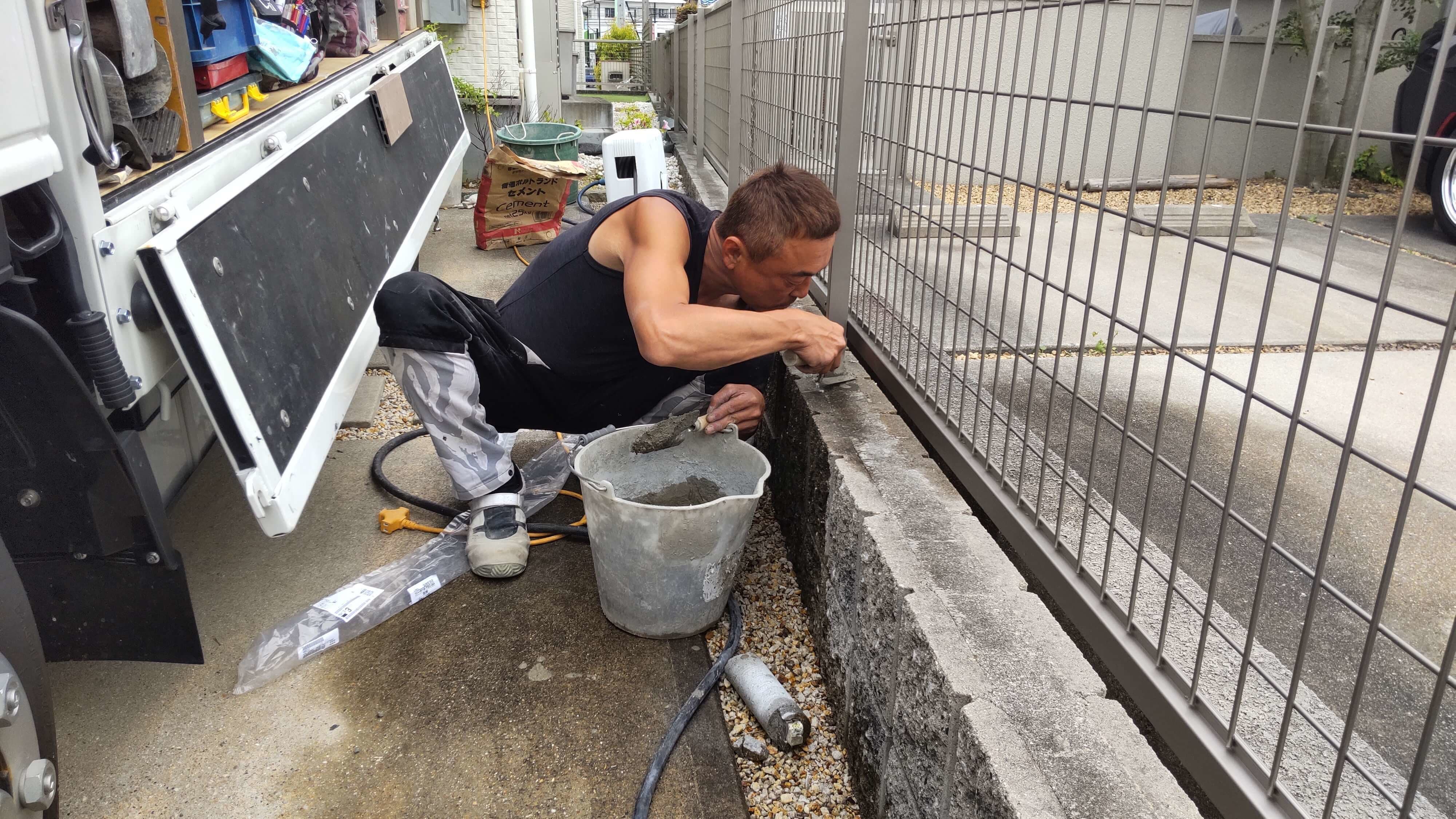 フェンス修理 名古屋市中川区 | 名古屋市中川区でエクステリア工事ならイズ美