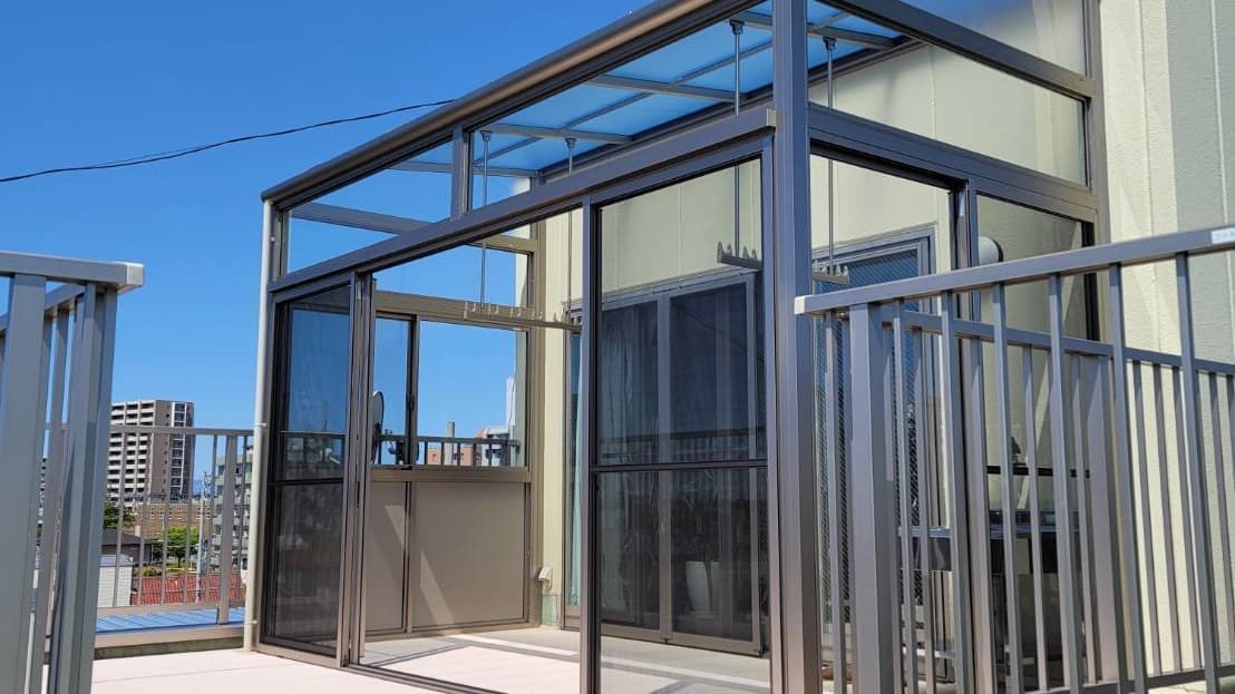 サンルーム新設 名古屋市中川区 | 名古屋市中川区でエクステリア工事ならイズ美