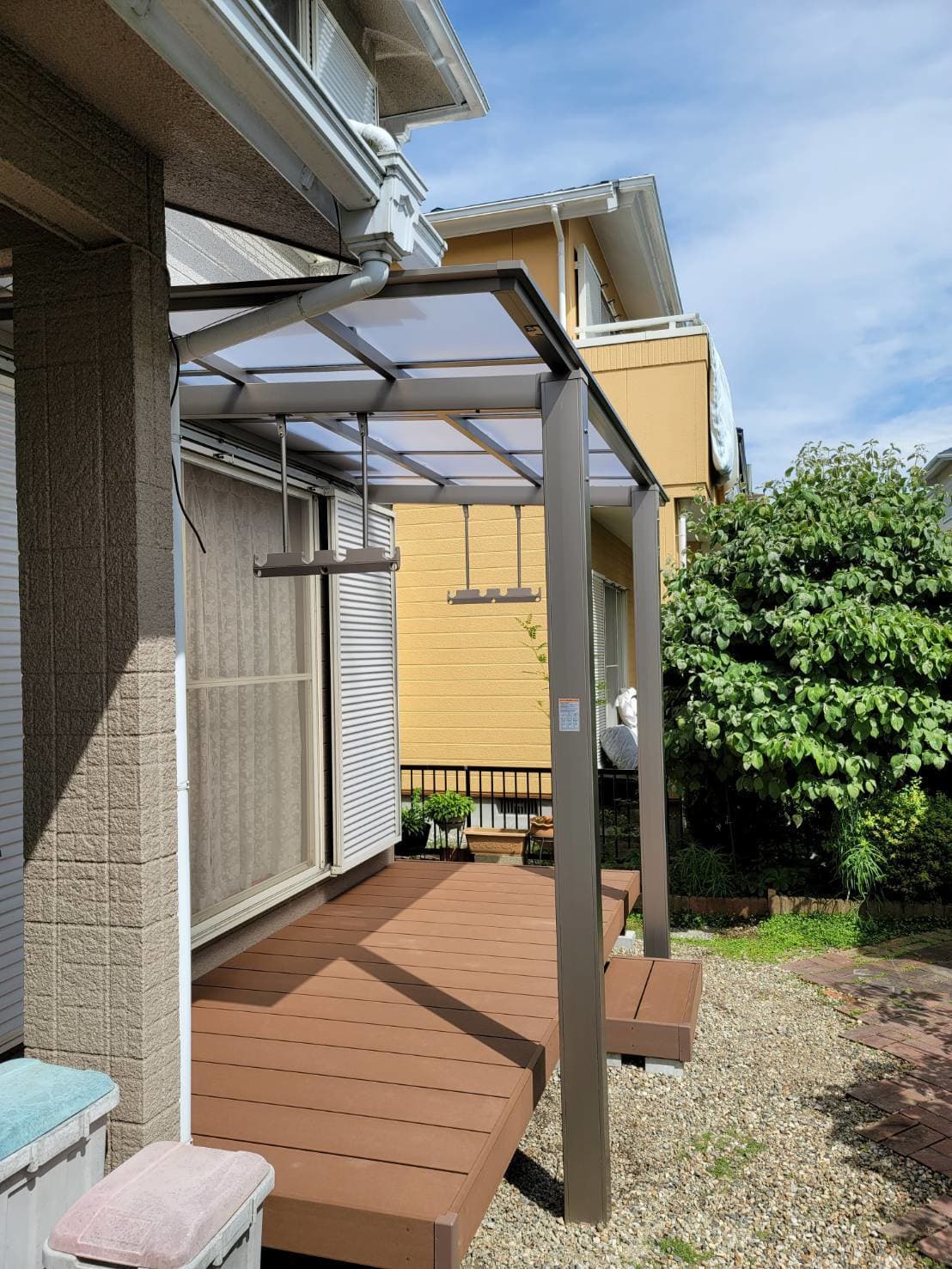 テラス新設工事 | 名古屋市中川区のエクステリア工事ならイズ美