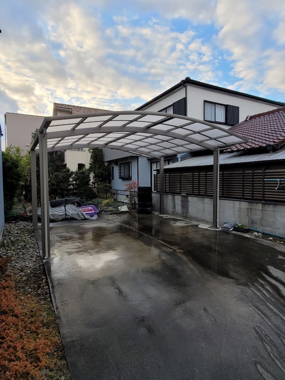 カーポート設置 | 名古屋市中川区のエクステリア工事ならイズ美