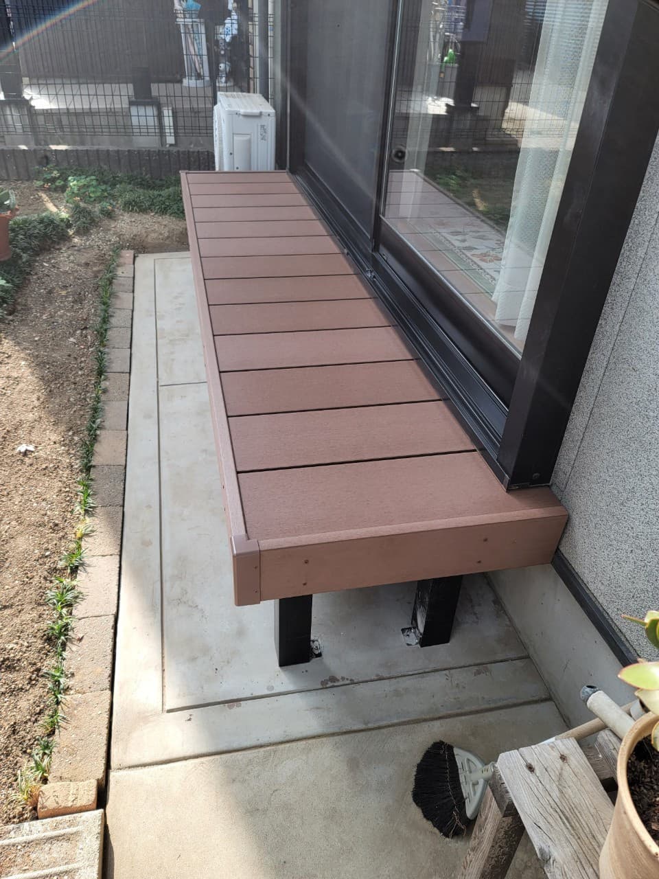 ウッドデッキ設置 | 名古屋市中川区のエクステリア工事ならイズ美